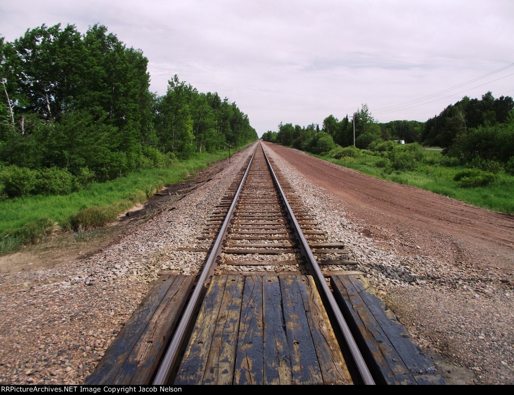 Roughly MP77 or so looking East