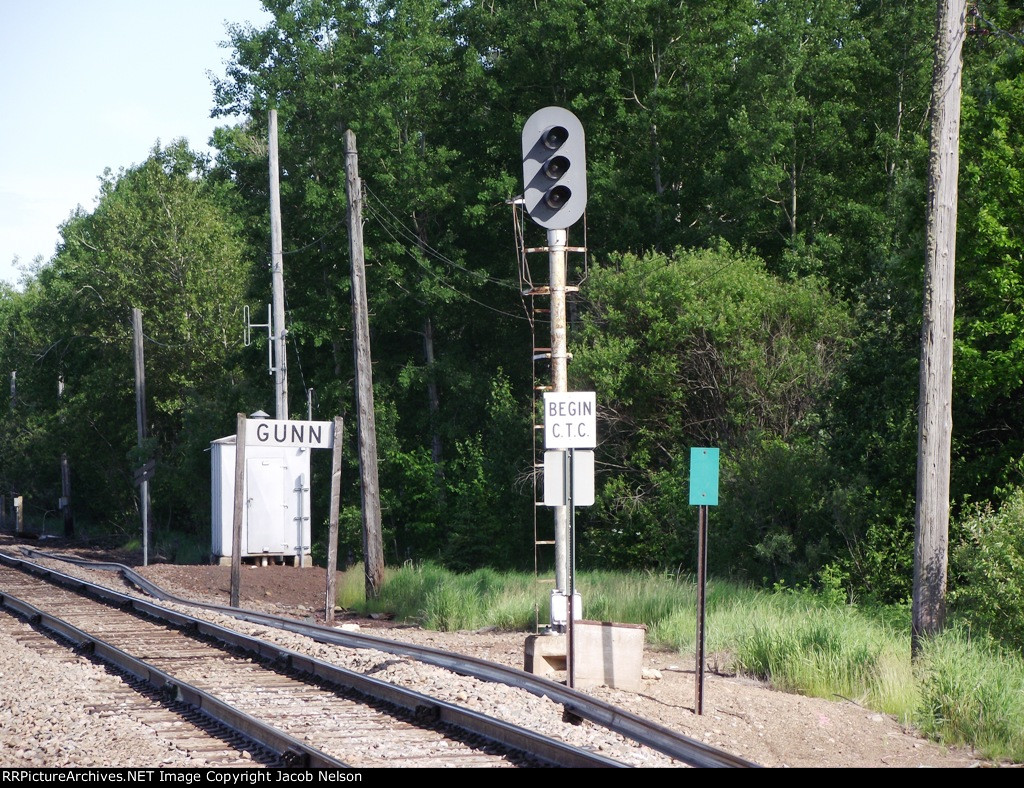 CTC signal at Gunn