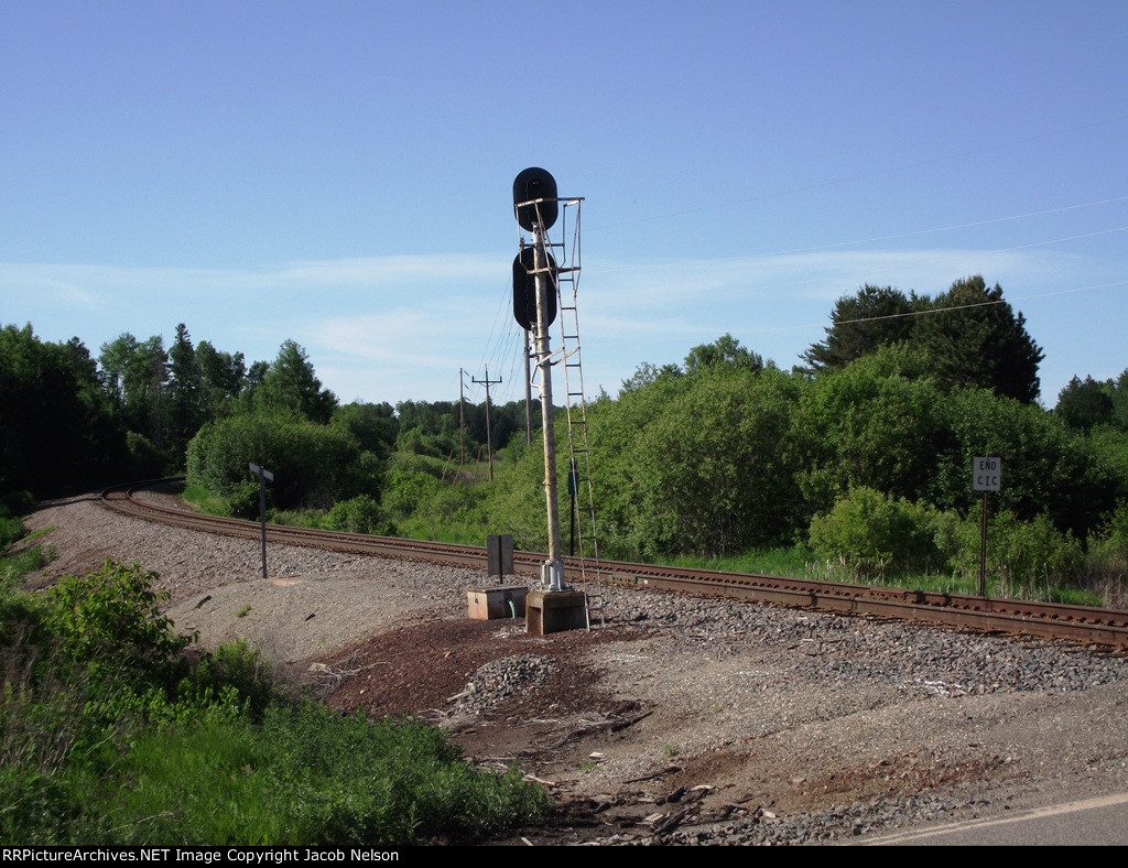 Looking west toward the BNSF Casco Sub