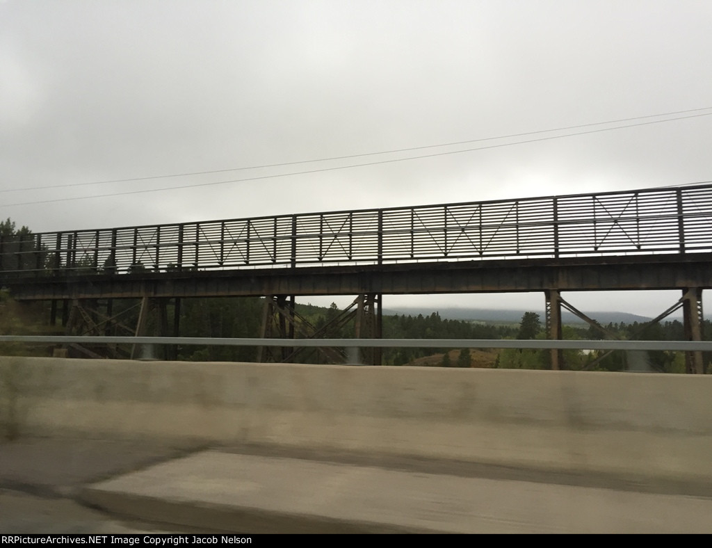 BNSF bridge just west of the Amtrak station