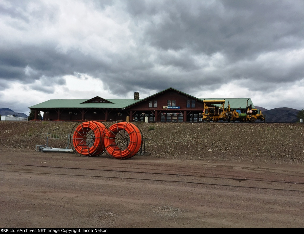 East Glacier Park Amtrak station.