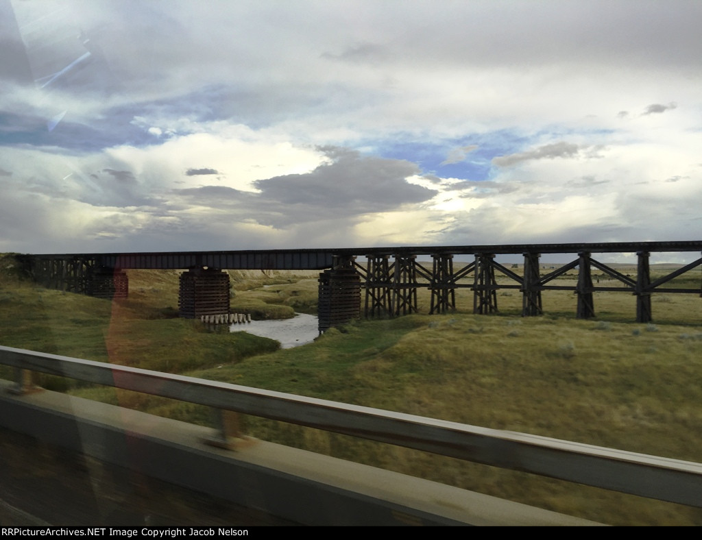 Bridge on an inactive BNSF line to Circle, MT