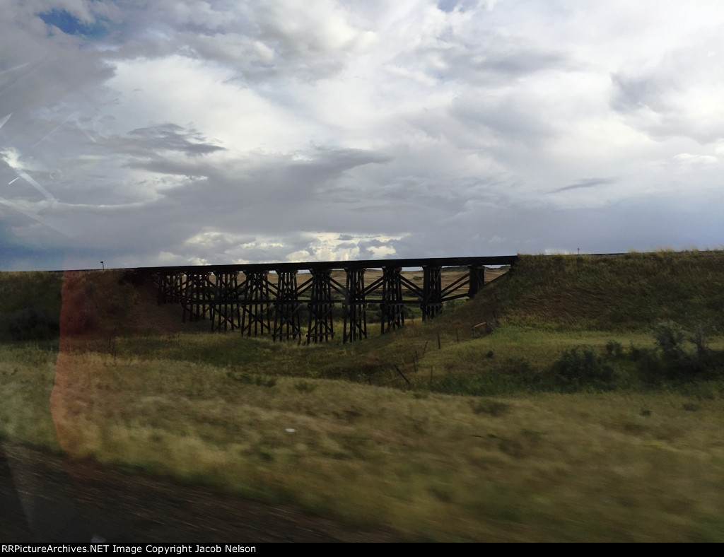 Bridge on an inactive BNSF line to Circle, MT