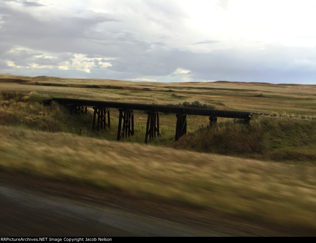 Bridge on an inactive BNSF line to Circle, MT