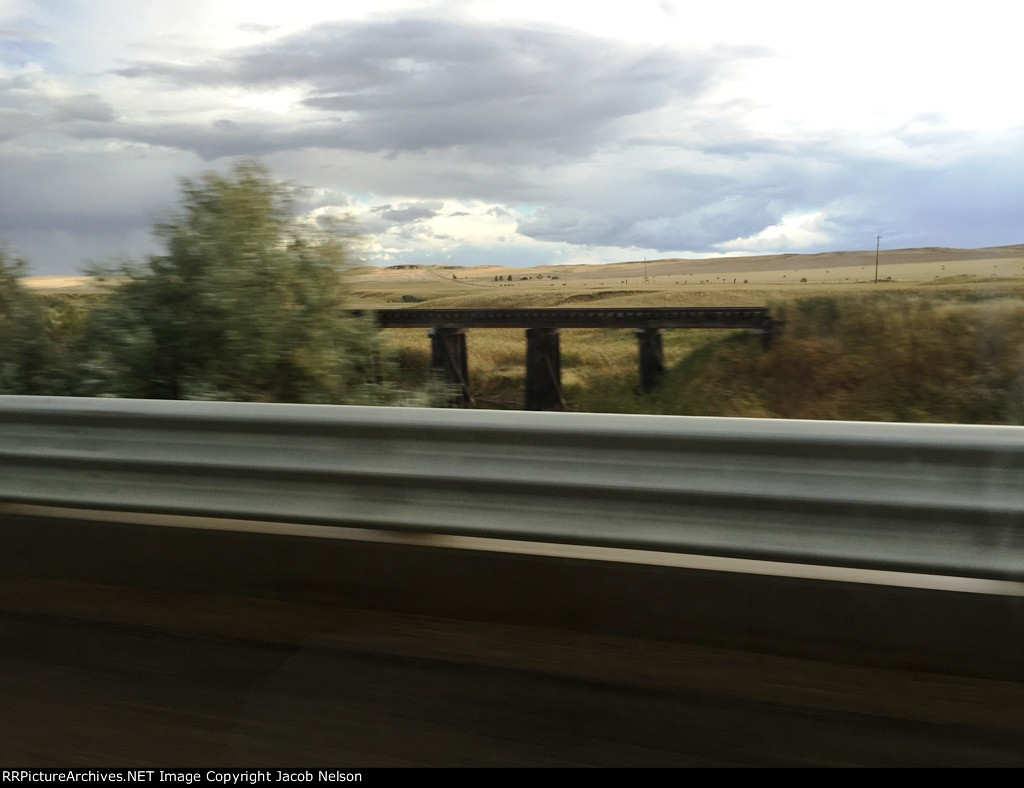 Bridge on an inactive BNSF line to Circle, MT