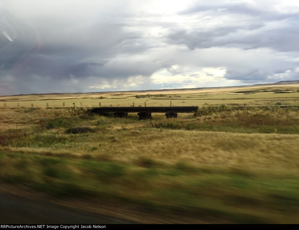 Bridge on an inactive BNSF line to Circle, MT