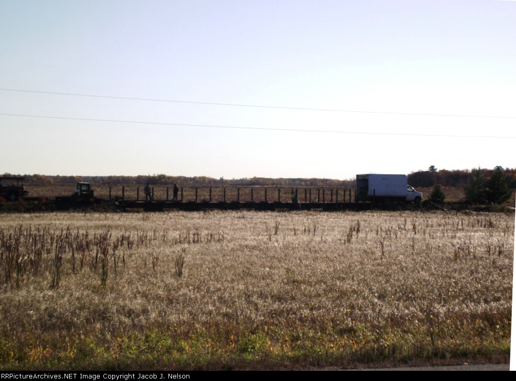Former M&I/NP Bridge north of Walker, MN