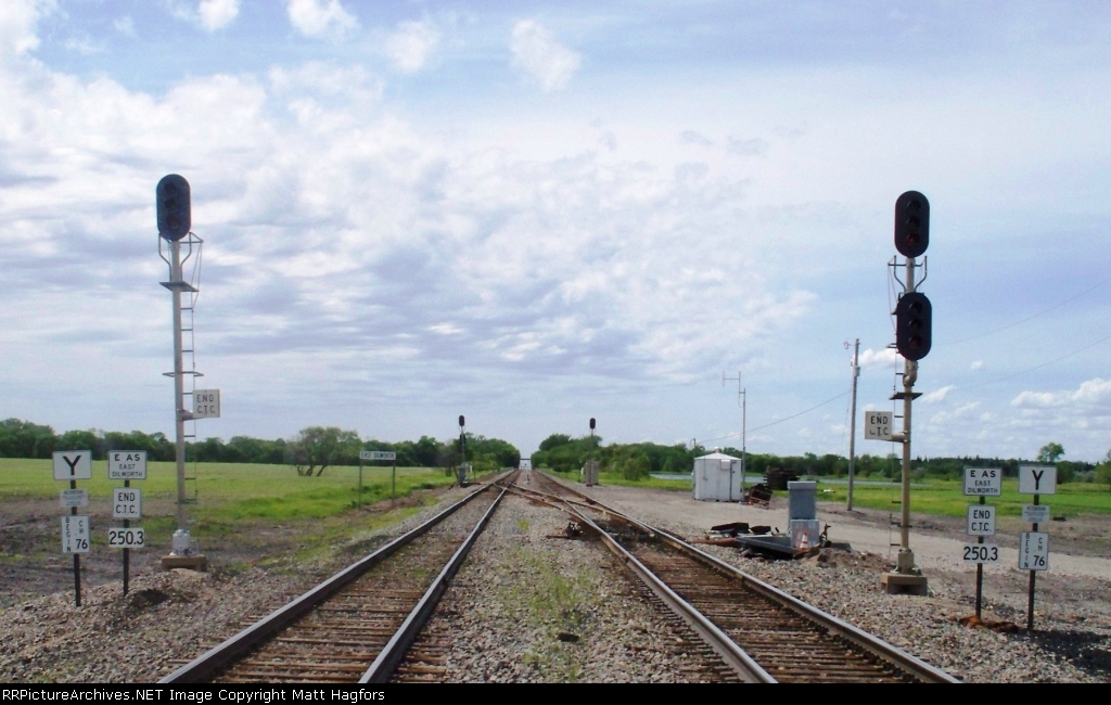 BNSF "East Dilworth", Staples Sub. OCS. YL. Converted to CTC Summer 2013.