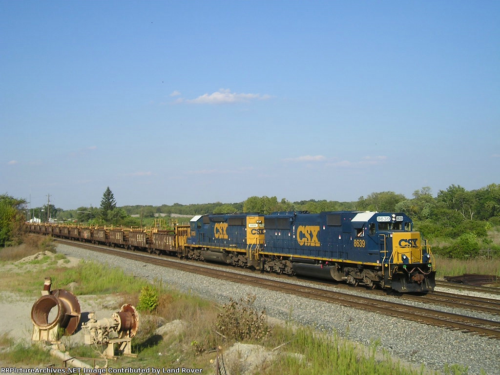 CSXT 8639 On JO 32 Southbound