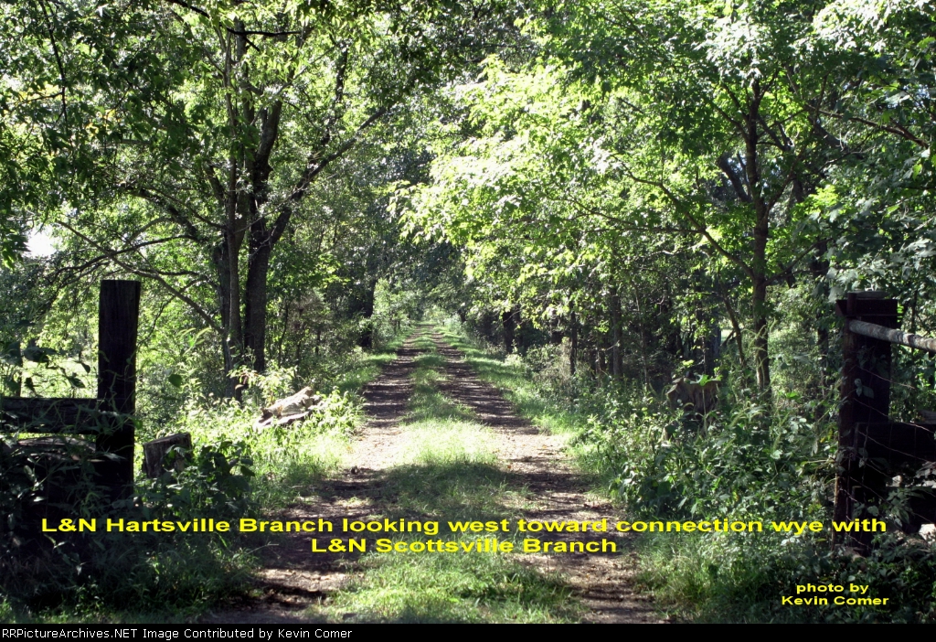 L&N Hartsville Branch roadbed