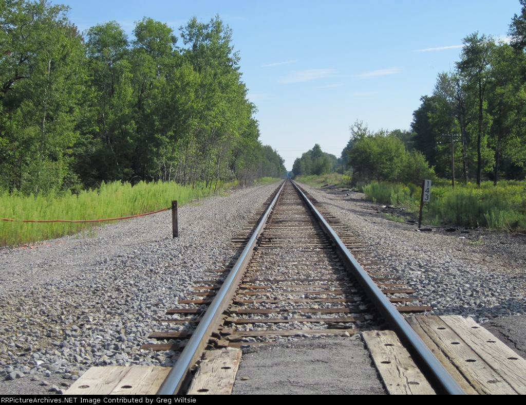 Milepost 143 of the Buffalo and Pittsburgh Railroad
