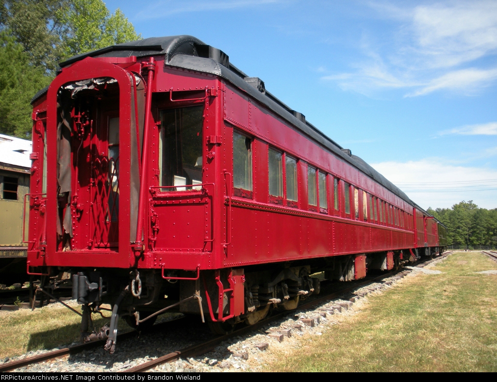 A repainted passenger car