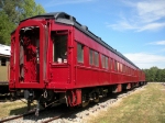 A repainted passenger car
