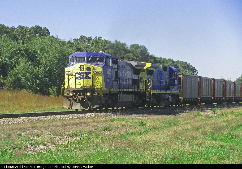 CSXT  7755, CP's   Tomah  Sub.