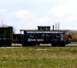 CSX Caboose at Parsons Avenue Yard in Columbus