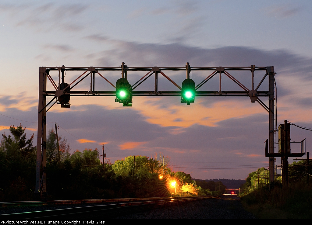 C&O Signal Bridge At Sunset