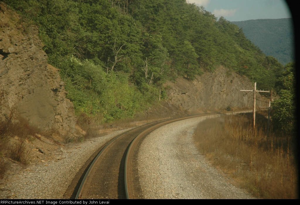 Rear window of Train # 51