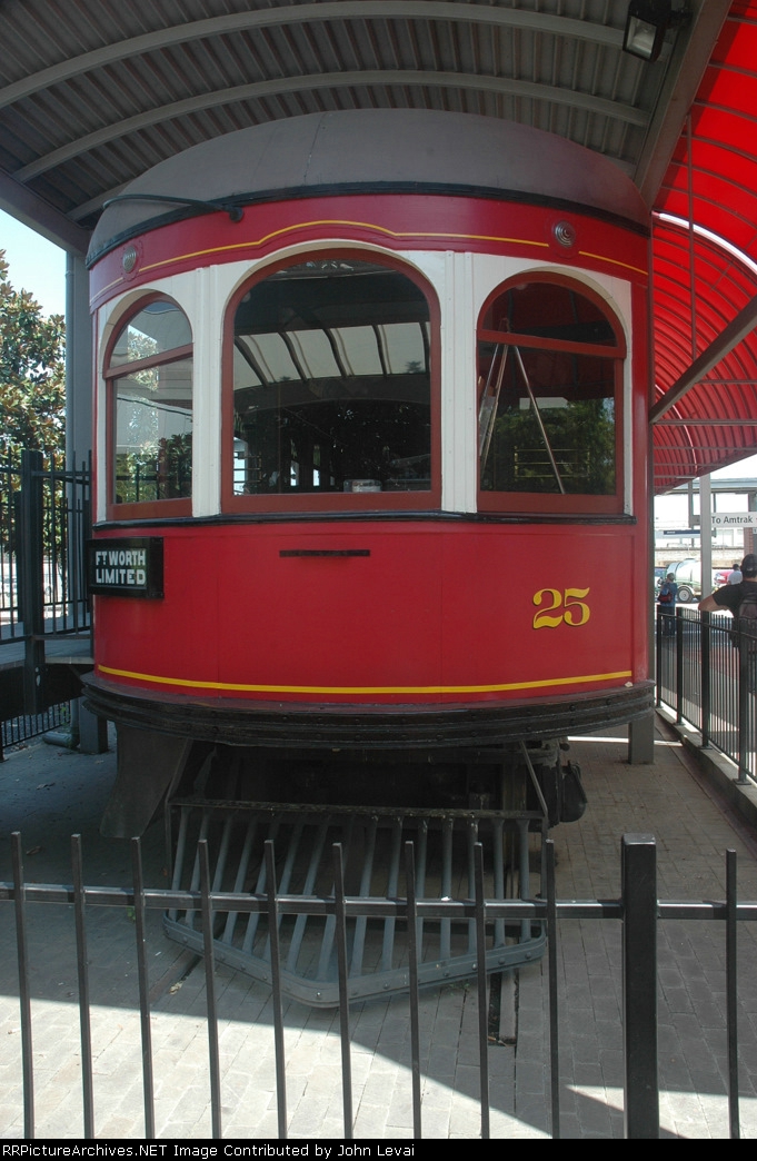 Ft. Worth Interurban Trolley Car # 25 