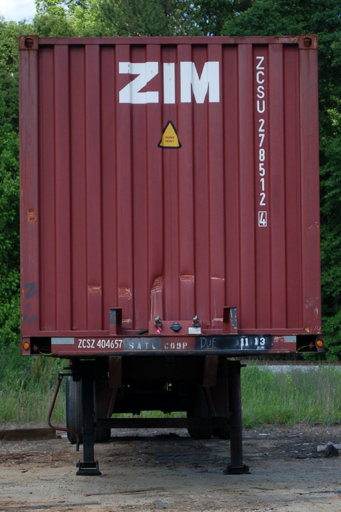 ZIM International Shipping container (ZCSU) #278512 