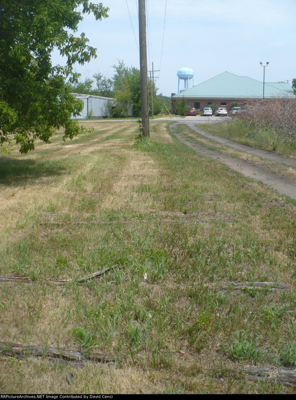 Looking east at Minden Street.