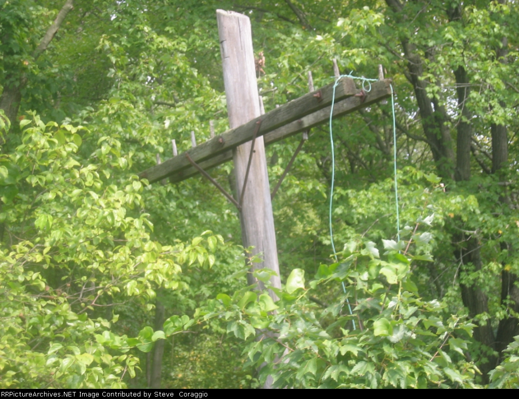 Old  telephone pole