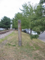 Old Pennsylvania RR Iron Whistle Sign