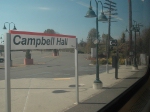 Campbell Hall MNR Station Sign