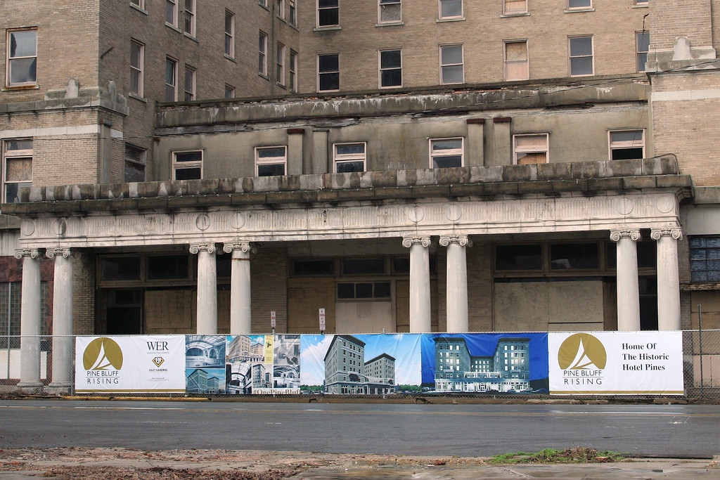 Historic Hotel Pines still standing but with uncertain future