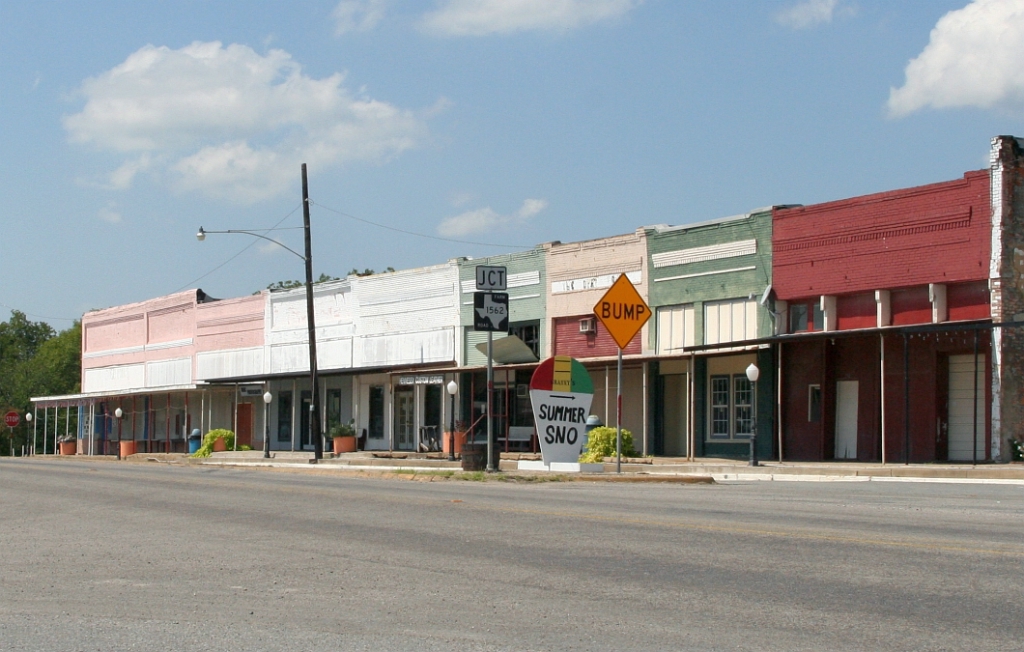Typical Texas small town 