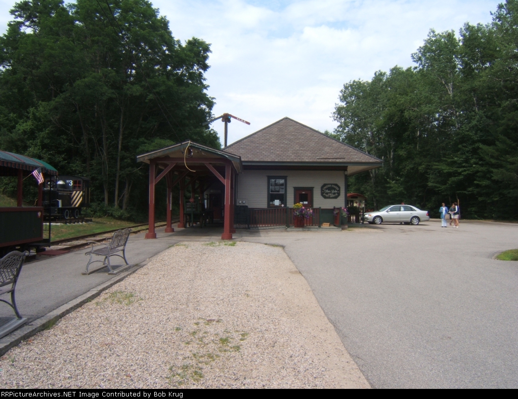 ex-B&M station - now a Post Office and Railroad Museum exhibit