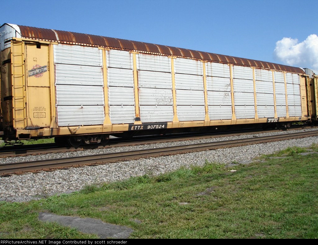 ETTX 907524 (C&NW) Autorack