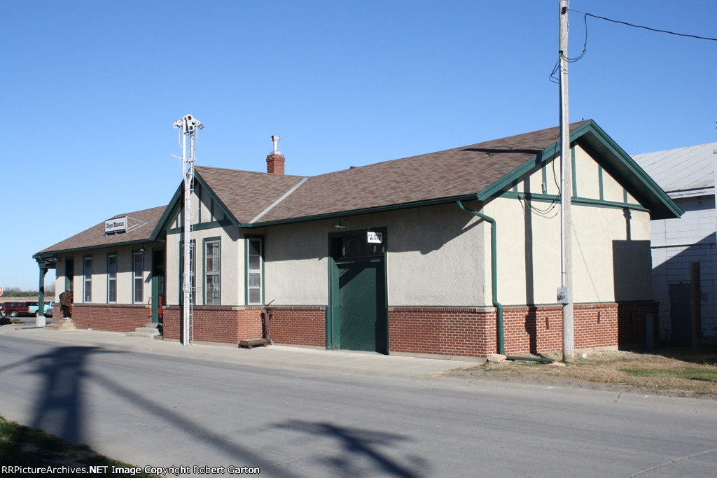 Brick & Stucco C&NW Depot, Now Home to a Museum, Remains on its Original Site