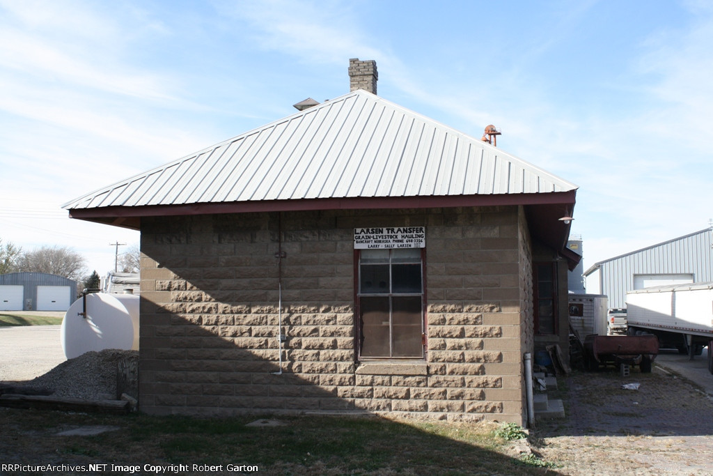The Stone C&NW Depot is Now Home to a Shipping Business