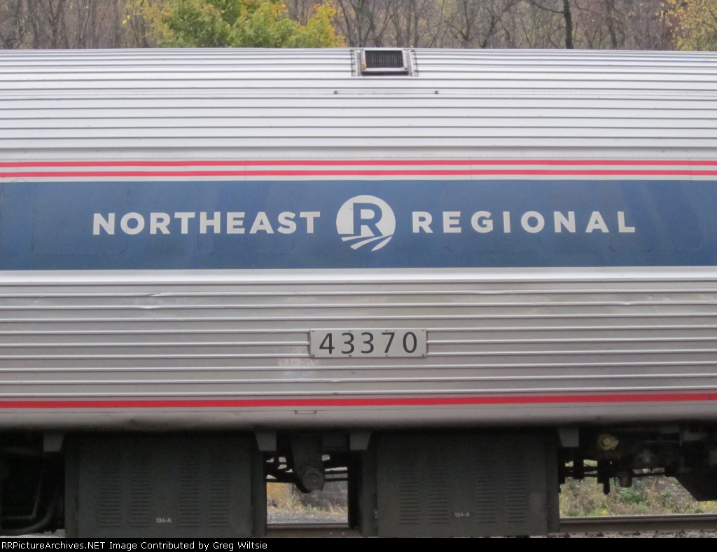 Northeast Regional Logo on cafe car #43370