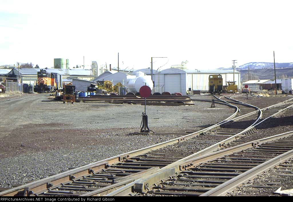 Yard at the east end of the COP line