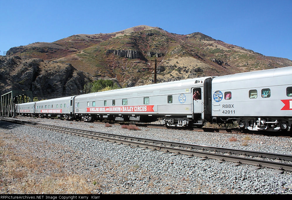 Circus Train crossing the Weber River
