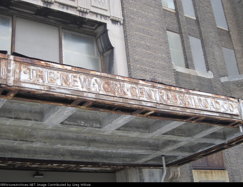 New York Central Awning on Buffalo Central Terminal