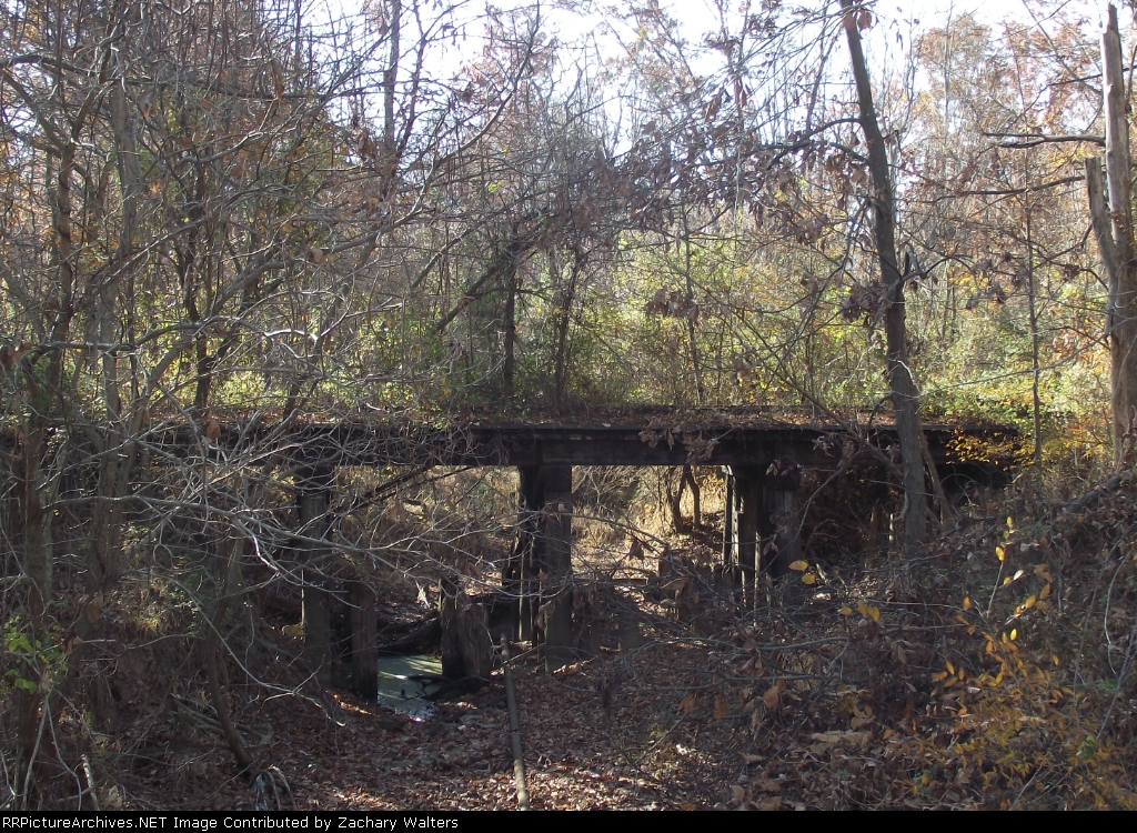 Old L&N Bridge still with its rail.
