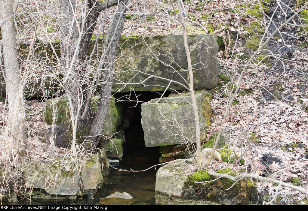 M&STL Stone Culvert at MP 33.63