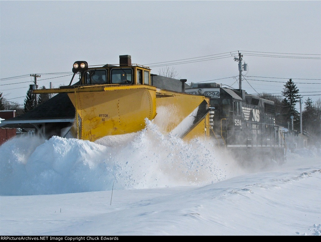 NYS&W snow plow