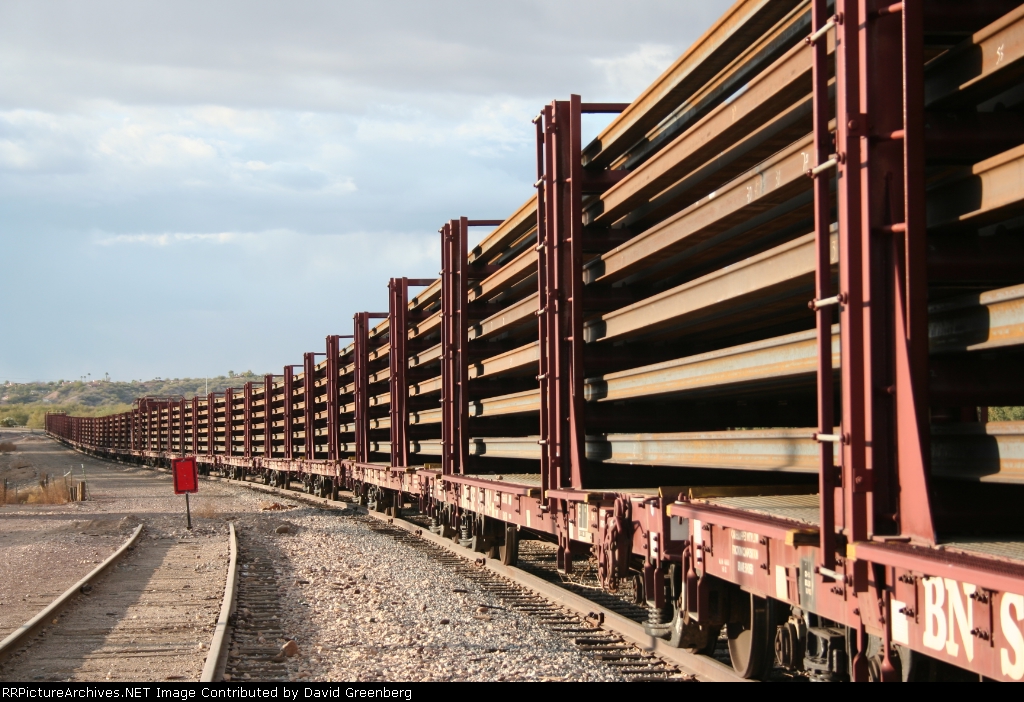 BNSF rail train at Wickenburg