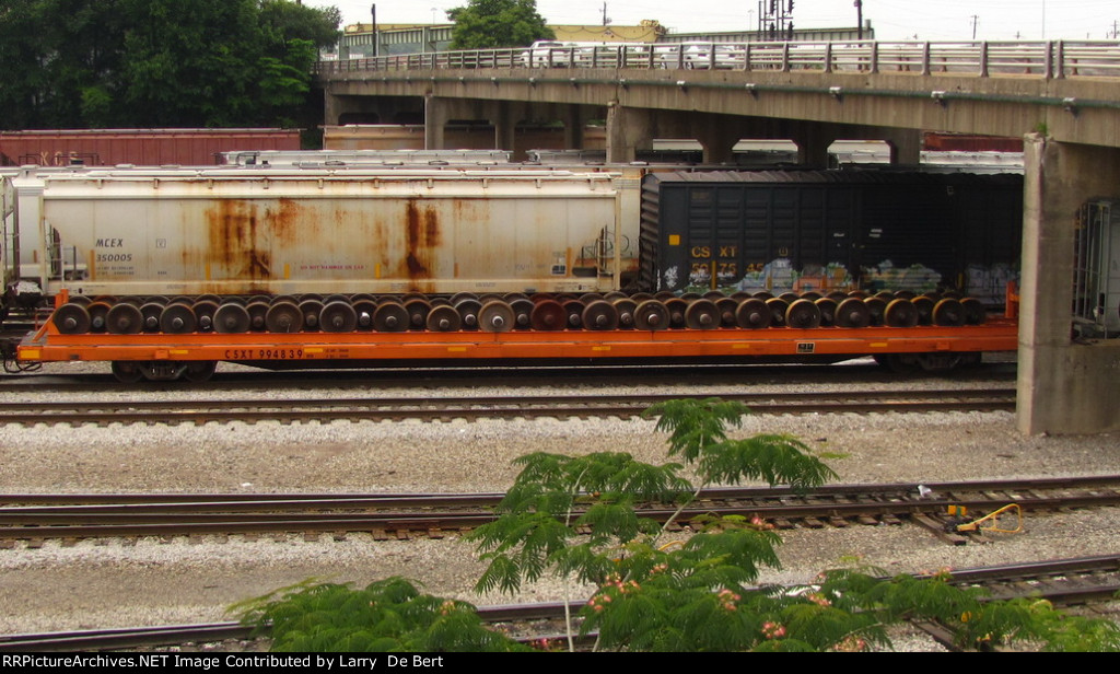 CSX 994839 Tilford Yard - a load of worn out wheels