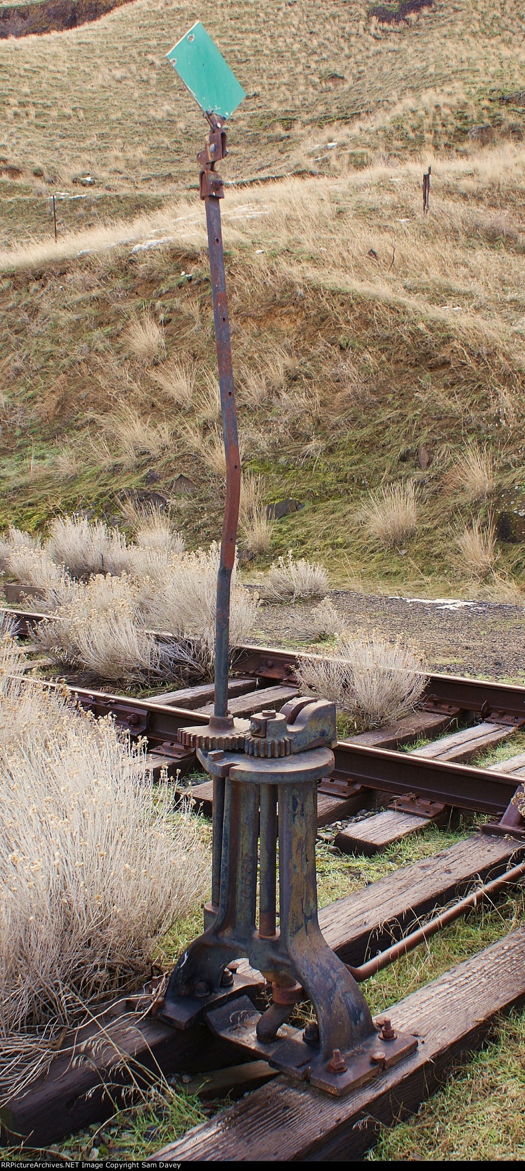 The old Royal City Industrial Lead switch off the main.