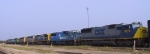 CSX 8778 is the last of 8 units headed southbound