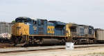 CSX 4839 & 63 hold down a coal train in the yard