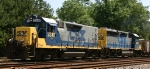 CSX 2310 leads train F739 back into Florence Yard