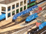 Santa fe and Conrail power