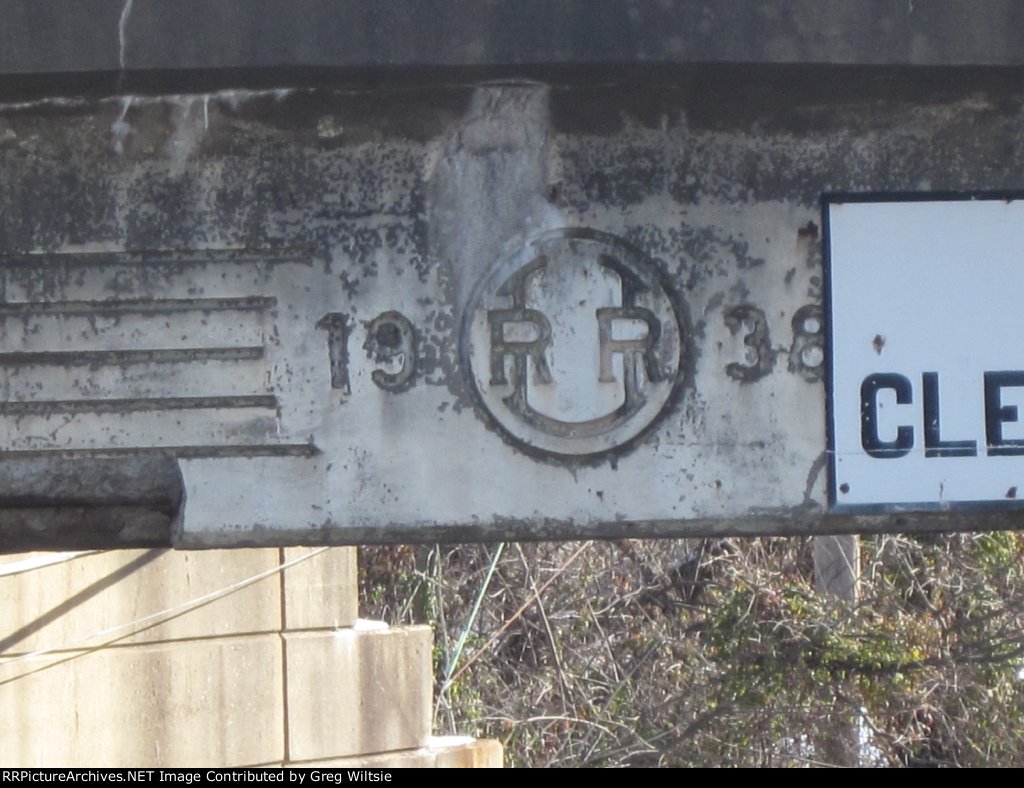 Union Railroad Logo on Bridge