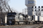 NS 9647 leads train 218 southbound at Aycock