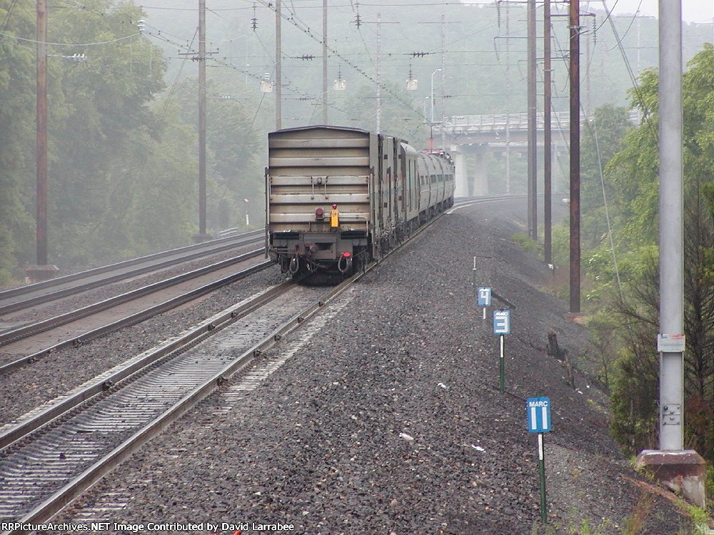 Departing BWI Station